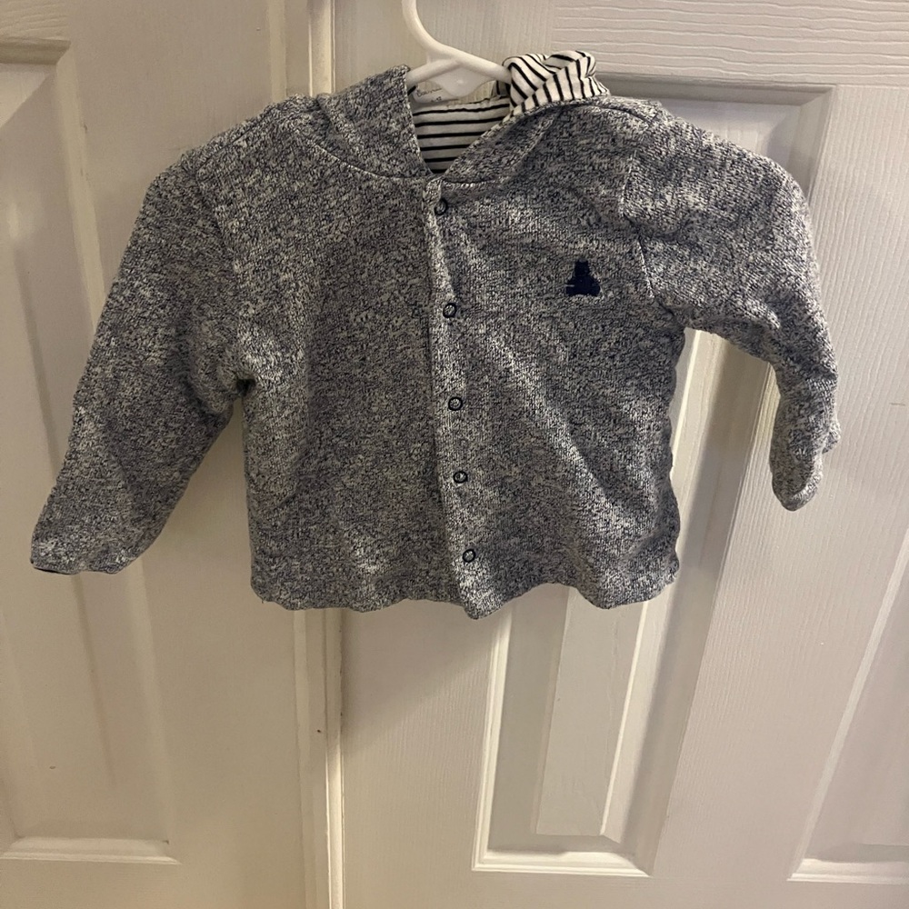 Baby boys blue hoodie
